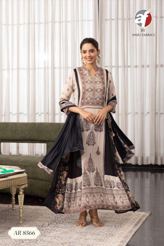 Anju fabrics AR 8566 gown for ladies wholesale